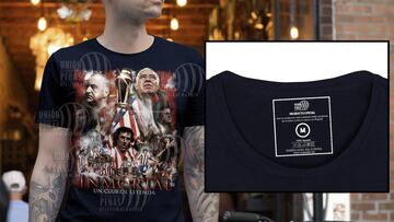 Camiseta conmemorativa de la Uni&oacute;n de Pe&ntilde;as del Atl&eacute;tico