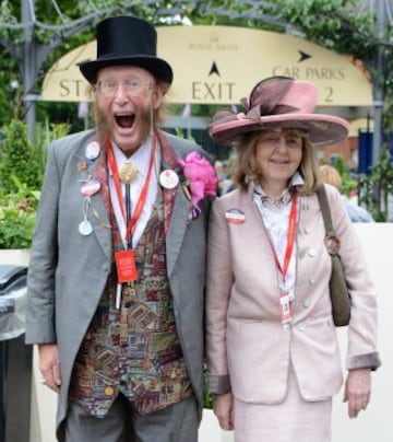 Sombreros imposibles y mucho glamour en Ascot