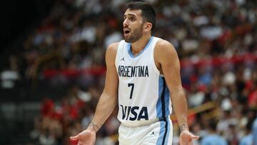 Primer entrenamiento en China; Campazzo trabajó diferenciado