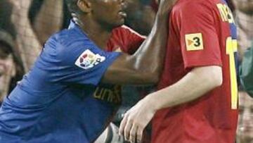 <strong>FELIZ.</strong> A Etoo no le preocupa su mala racha goleadora mientras el equipo siga avanzando hacia el triplete.