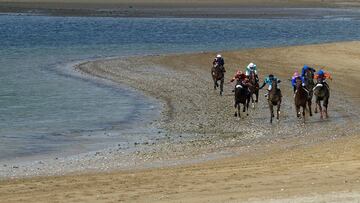 Imagen de las carreras de caballos de Sanl&uacute;car de Barrameda en 2019.