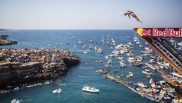 Red Bull Cliff Diving llega a la costa de Italia para la tercera fecha de su temporada 2019