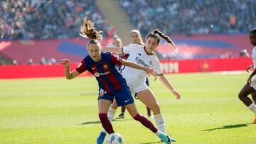 19/11/23 FUTBOL FEMENINO
PARTIDO PRIMERA DIVISION FEMENINA
FC BARCELONA - REAL MADRID
TERESA ABELLEIRA - CAROLINE GRAHAM HANSEN
