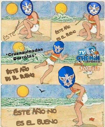 Cruz Azul continúa alimentando los memes con su derrota