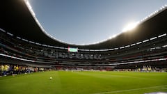 MEX6748. CIUDAD DE MÉXICO (MÉXICO), 19/02/2023.- Vista general del estadio Azteca previo a un partido de la jornada 8 del Torneo Clausura del fútbol mexicano entre América y Tijuana hoy, en Ciudad de México (México). EFE/Mario Guzmán
