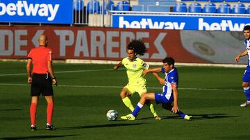 13/07/20  PARTIDO PRIMERA DIVISION 
 CORONAVIRUS COVID19 
 ALAVES - GETAFE 
 MARC CUCURELLA MANU GARCIA