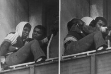 En 1981 Muhammad Ali evitó un suicidio en Los Ángeles al convencer al hombre de que no lo hiciera.