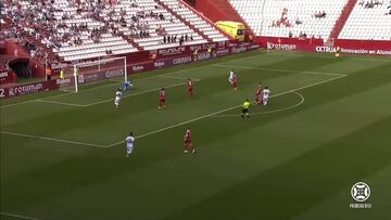 El Nástic se lleva la victoria con un gol en el minuto 90