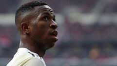 Vinicius, en el Wanda Metropolitano.