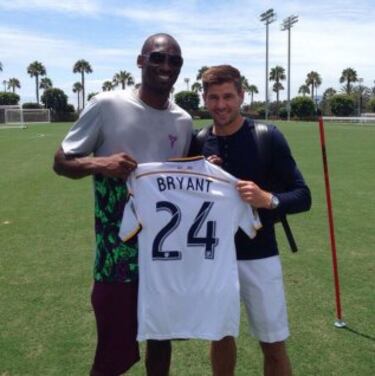 Sweet LA: Gerrard enjoying life