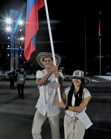 Así fue la participación de la delegación de Colombia en la ceremonia de inauguración de los Juegos Panamericanos de Santiago