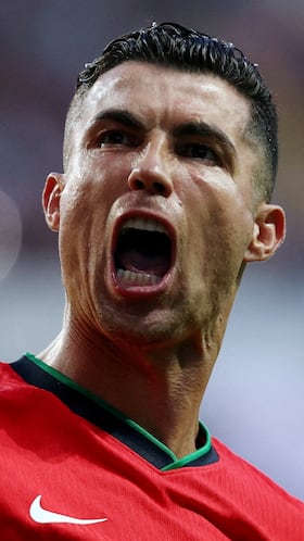 FILE PHOTO: Soccer Football - International Friendly - Portugal v Ireland - Aveiro Municipal Stadium, Aveiro, Portugal - June 11, 2024 Portugal's Cristiano Ronaldo celebrates scoring their third goal REUTERS/Rodrigo Antunes/File Photo