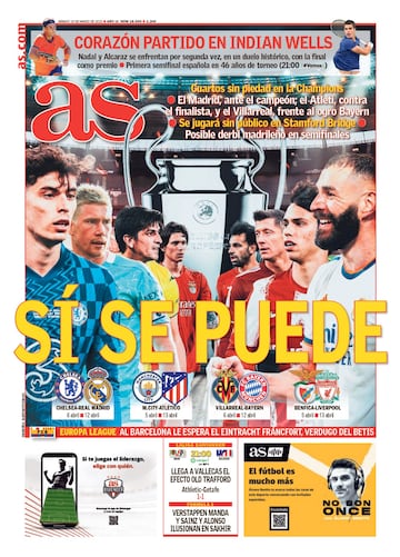 Las portadas de AS de marzo