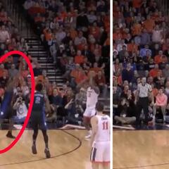El espectacular tapón en la NCAA que se hizo viral