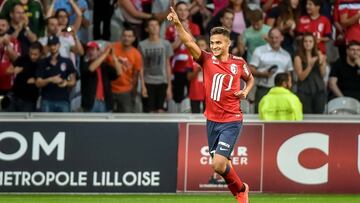 El futbolista del Lille, Sofiane Boufal, durante un partido de Ligue 1.