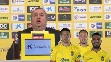 La queja del Presidente de Las Palmas contra sus jugadores