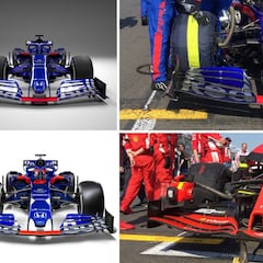 Red Bull replica en Toro Rosso un alerón al estilo Ferrari