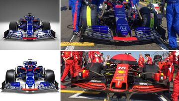 Red Bull replica en Toro Rosso un alerón al estilo Ferrari