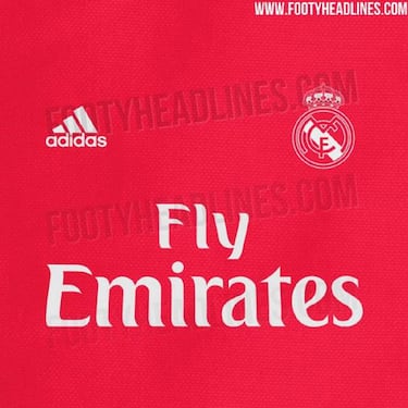 El Real Madrid recuperaría el rojo en su tercera equipación