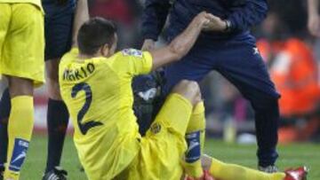 Mario se lesion&oacute; en el Camp Nou