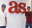 Mario Mola y Fernando Alarza visitaron la redacción de AS