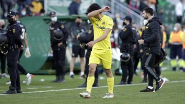 16/01/22 PARTIDO PRIMERA DIVISION 
 ELCHE - VILLARREAL 
 FINAL DEL PARTIDO TRISTEZA