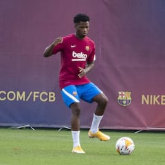 Frenazo en el regreso de Ansu