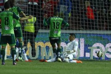 1-1. Bongonda anotó el gol del empate.