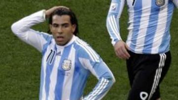 Tévez no pasa por un buen momento.