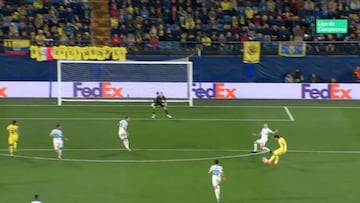 Como un 'drone' teledirigido: disfruten del zapatazo de Gerard Moreno