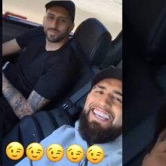 El animado viaje de Vidal y compañía antes de partir a Europa