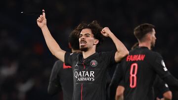 Vitinha, autor de un hat-trick ante el Tottenham.