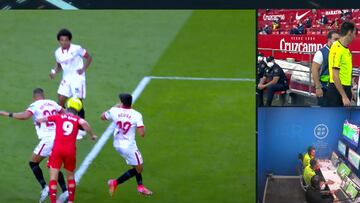 El penalti que le pitaron al Sevilla que enciende a todo el Madrid