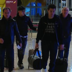 Simeone quitó a los argentinos para que llegasen al vuelo