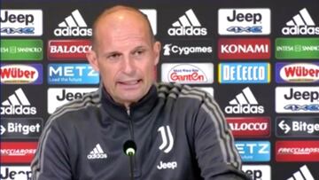 Allegri se muestra exigente con el nivel de la Juventus y los objetivos para la temporada