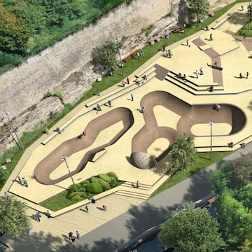 12 años y 2 millones de euros costó construir este skatepark