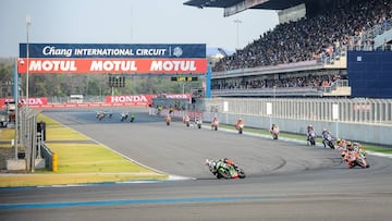 El Circuito Internacional de Chang durante una prueba del Mundial de Superbike.