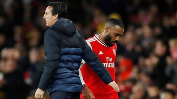 A Lacazette 'le gusta' una petición de despido de Emery