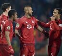 Vidal volvió a la titularidad en cómodo triunfo del Bayern