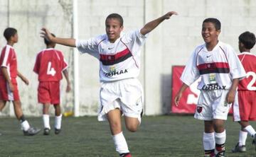 Rodrigo Moreno y Thiago Alcántara compartieron equipo en las categorías inferiores del Flamengo. 