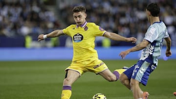 Málaga-Real Valladolid, temporada 2025-26.