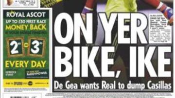 The Sun: De Gea exige la salida de Iker para fichar por el Madrid