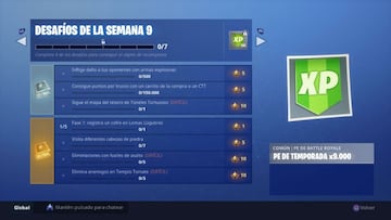 Estos son los desaf&iacute;os a superar durante la Semana 9 de la Temporada 5 de Fortnite Battle Royale