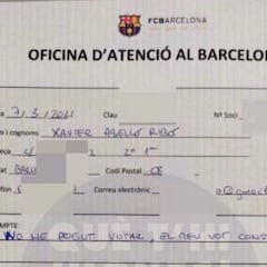 Un socio denuncia que no le han dejado votar porque otra persona ha suplantado su identidad