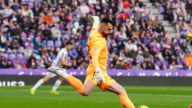 Guilherme volvió a dejar la portería a cero en Zorrilla seis meses después