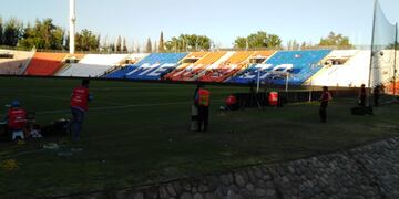 El color previo al Argentina vs México en Mendoza