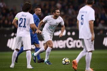 Frank Lampard during Andrea Pirlo's "Notte del Maestro" match last week