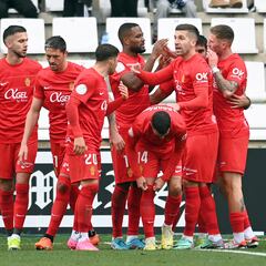 El Burgos solo le aguanta un tiempo al Mallorca