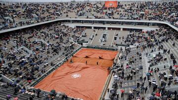 P&uacute;blico en Roland Garros.