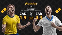 Cádiz CF vs. Real Zaragoza: horario, TV, pronósticos y clasificación